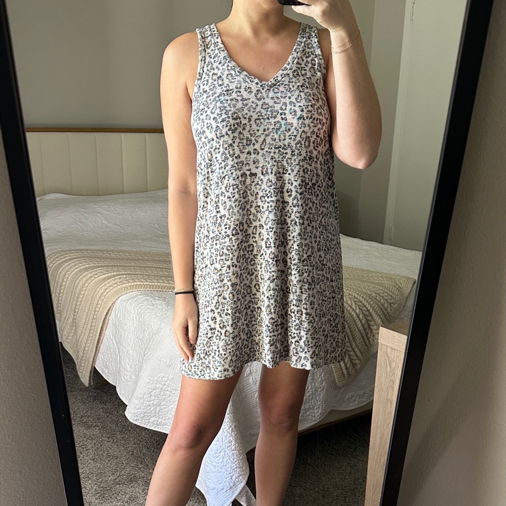 Z Supply Animal Print Mini Dress